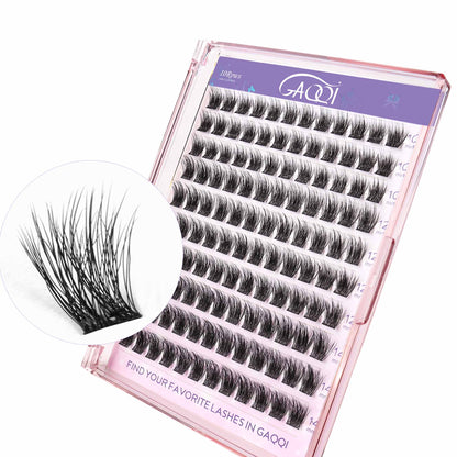 GAQQI Lash Clusters 120PCS 10-14mm Fluffy Individual Lashes (3D-GQ01)