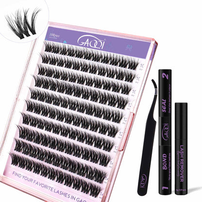 GAQQI 3D Lash Clusters Kit 110pcs 10-14mm (3D-GQ08-KIT)