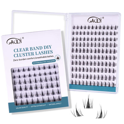 GAQQI Lash Clusters Manga Eyelash 10-14mm Wet Look 120PCS(HEROINE)