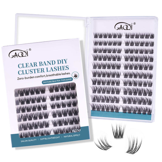 GAQQI Lash Clusters Volume & Fluffy Eyelash Clusters 10-14mm 120PCS (WING)