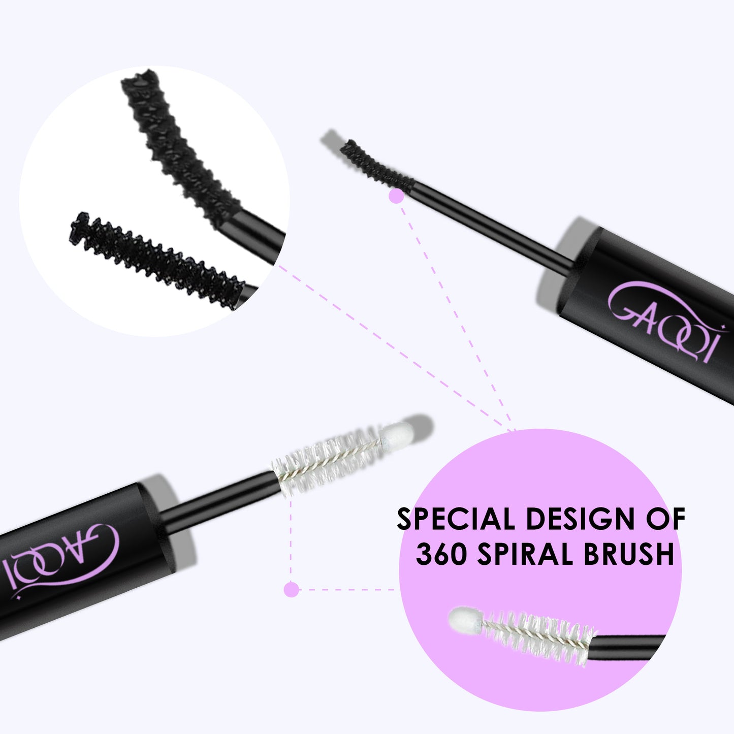 GAQQI Lash Bond and Seal and Remover,Waterproof Lash Clusters Glue Easy to Use 3 in 1 Strong Hold