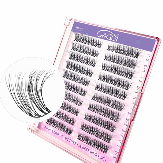 GAQQI Lash Clusters 80PCS 10-14mm Cat Eye (3D-GQ46)