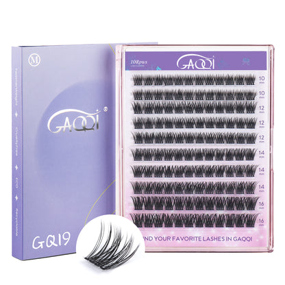 GAQQI Lash Clusters 120PCS（GQ19, C Curl, 10-16mm)